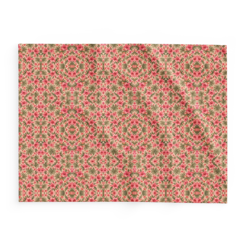 Home & picnic blanket — Hibiscus Hour, supplier mockup