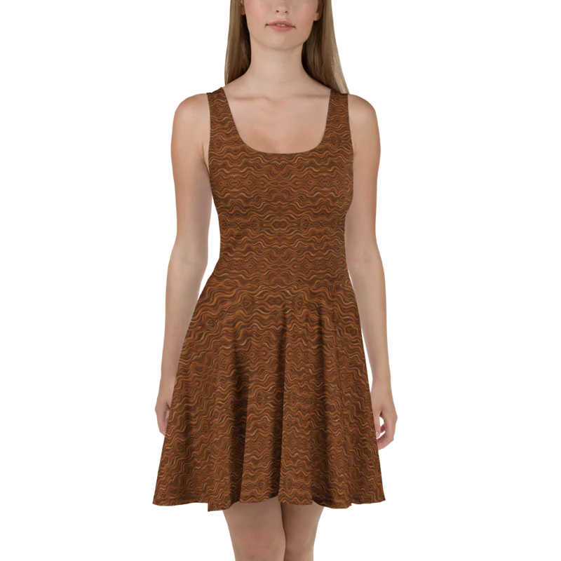 Skater dress — Tideline · fine print, supplier mockup
