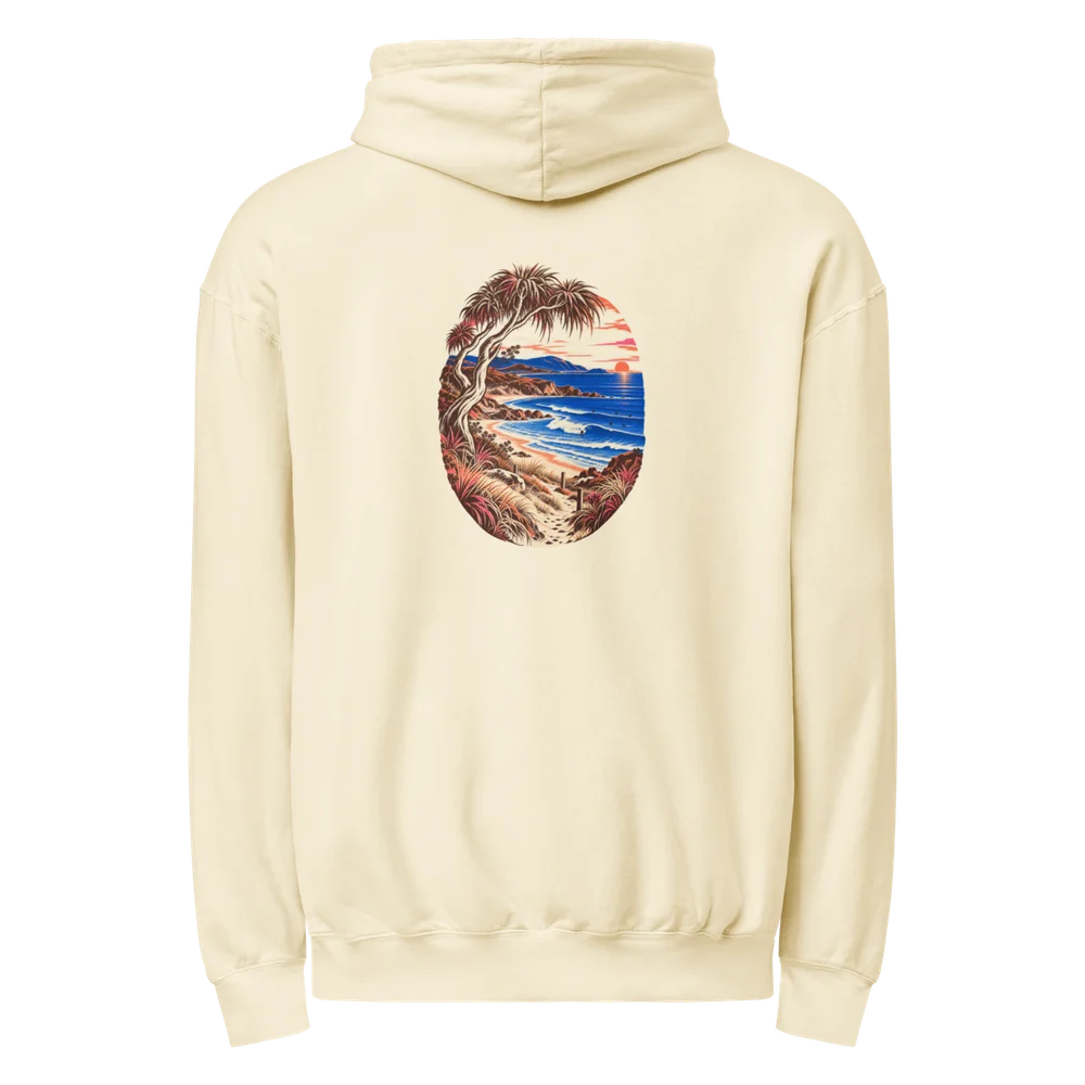 Scenic back-print hoodie in Coastal Detour · Ivory, Ivory — supplier product mockup