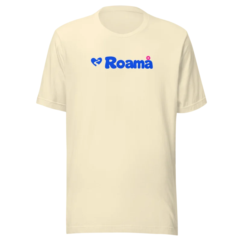 Logo tee in Natural logo, Natural — supplier product mockup